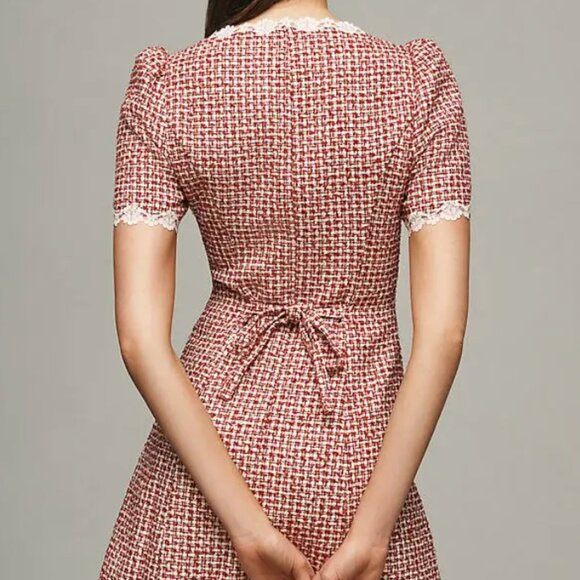 Reformation Anabella Dress Red - Size 6 - Picture 4 of 4